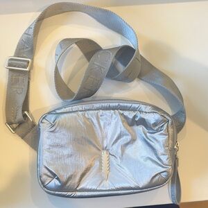 Chic Silver Crossbody Bag